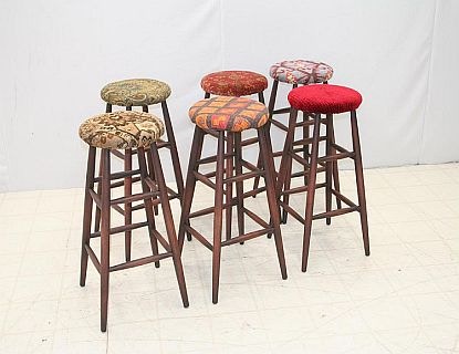 Old Hickory Tannery Barstools Drunken Swan Barstool