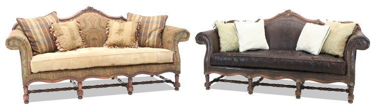 Old Hickory Tannery Barcelonia Sofa W-515-03