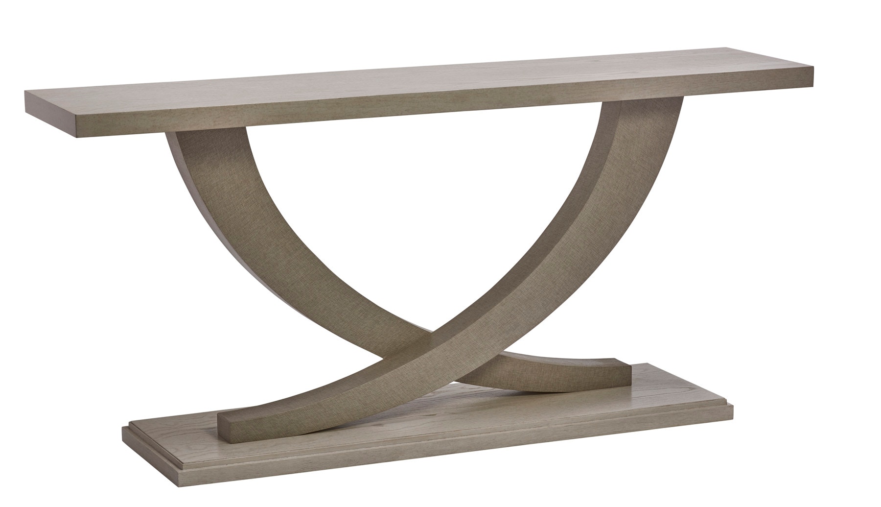 Sculptural on sale console table