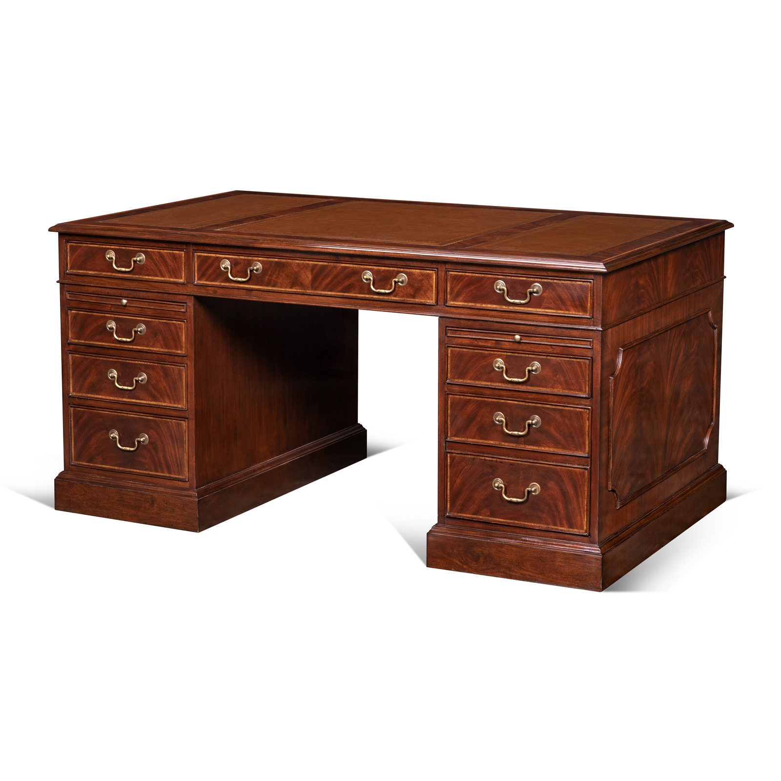 Maitland smith leather top deals writing desk