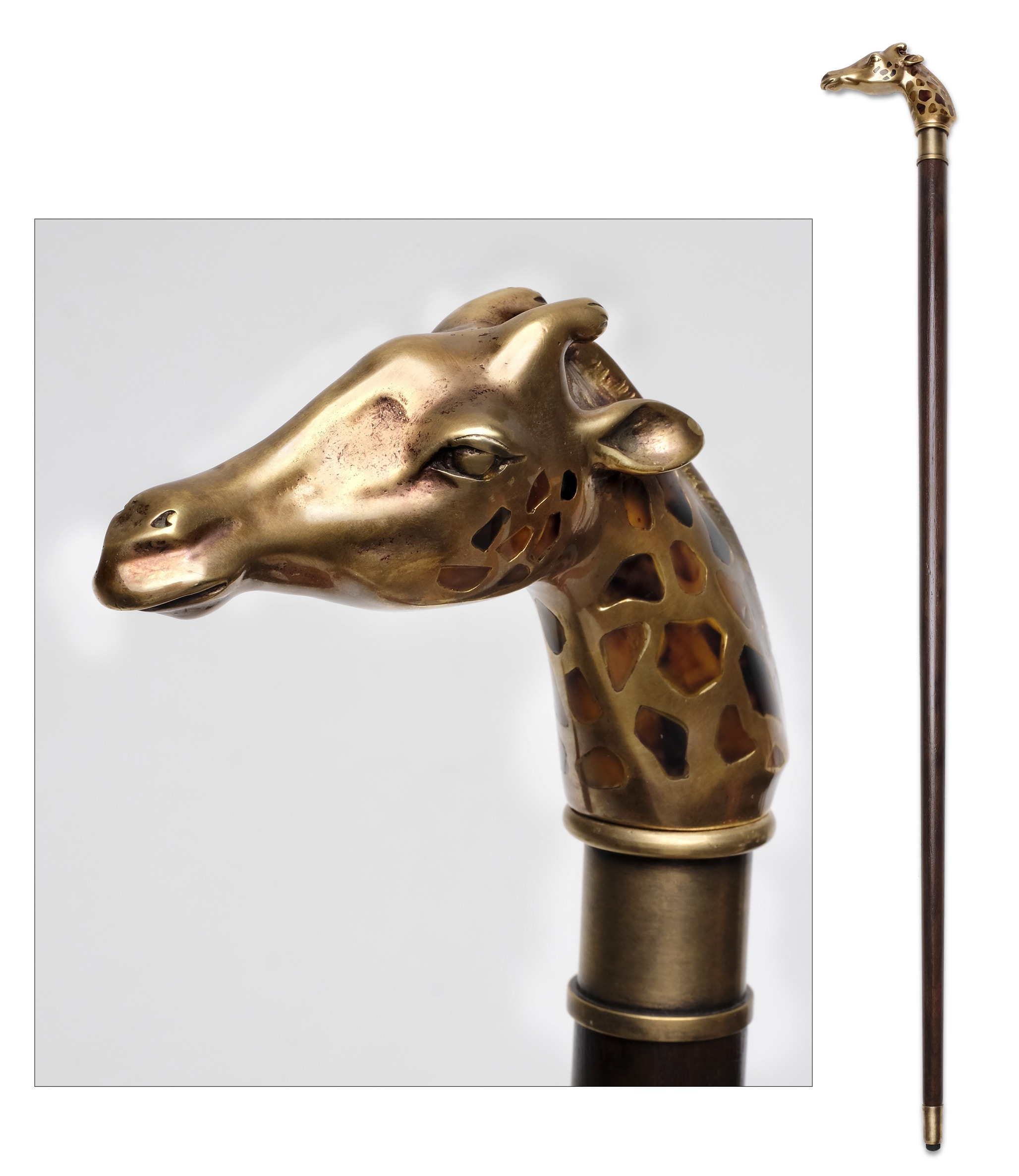 Maitland-Smith Giraffe Walking Stick (Sh41-081216) 89-1607