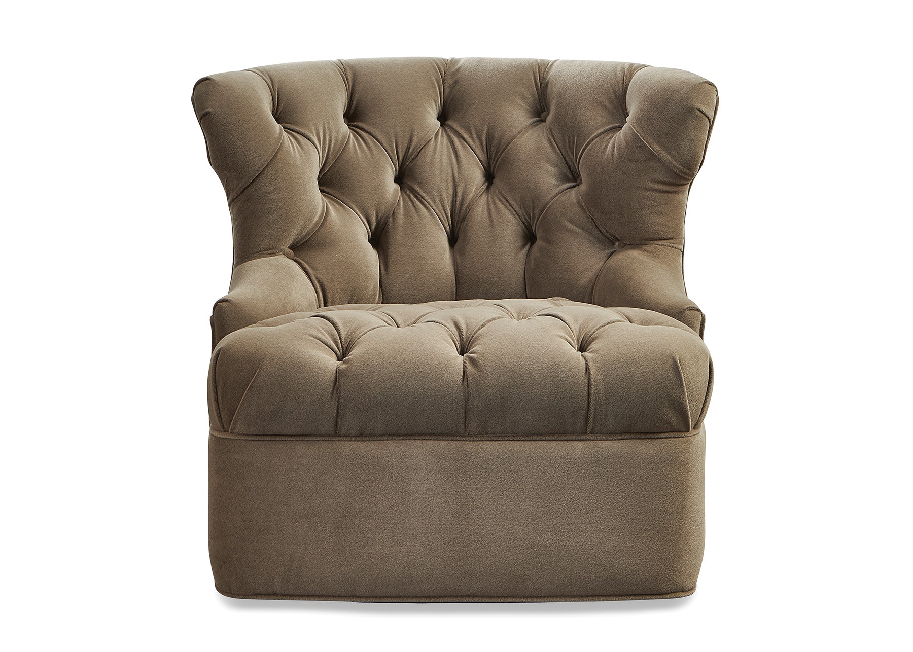 Jessica Charles Living Room Lillian Swivel Chair 500S Toms Price Home