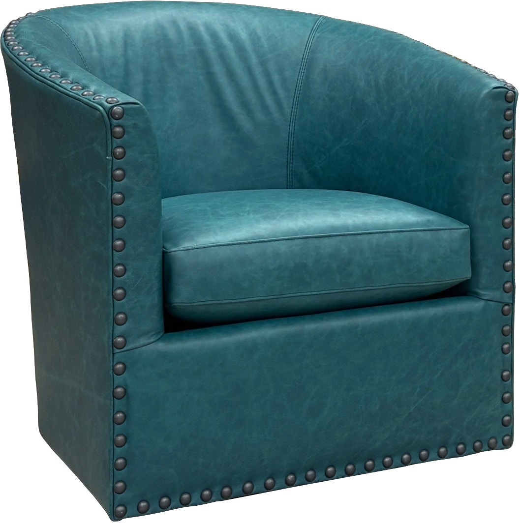 Mayo Leather Swivel Chair 8080L42