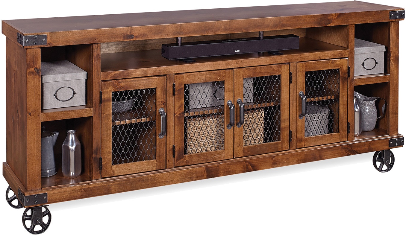 aspenhome Living Room 84 Inch Console DN1036-TOB | Hickory
