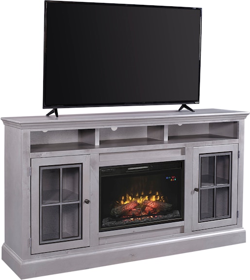 Aspenhome Churchill 70'' Highboy Fireplace Console DR1954-GHT