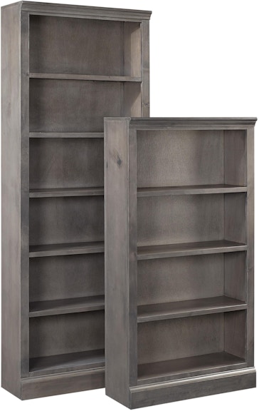 Aspenhome Churchill 48'' Bookcase with 2 fixed shelves DR3448-GRY
