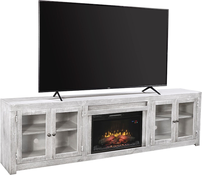 Aspenhome Avery Loft 97'' Fireplace Console with 4 Doors DY1970-GHT