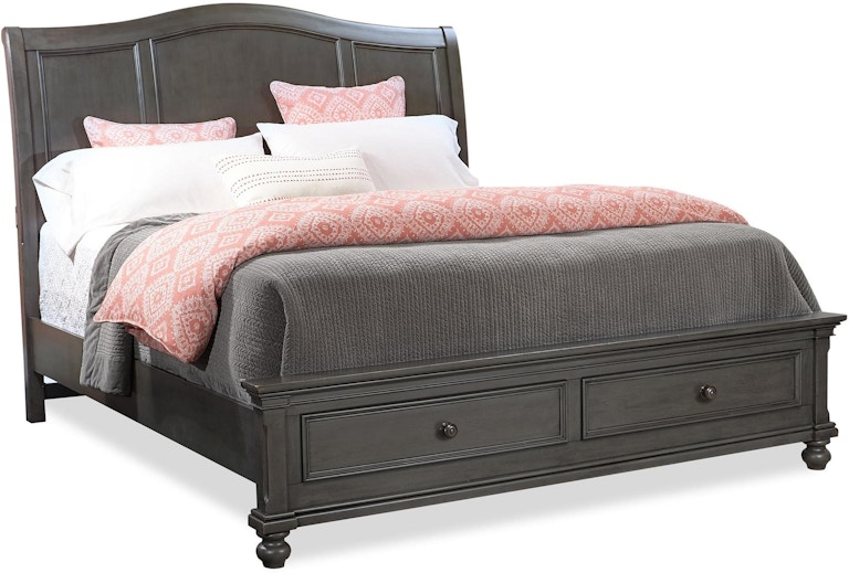 Aspenhome Oxford Queen Sleigh Bed I07-297