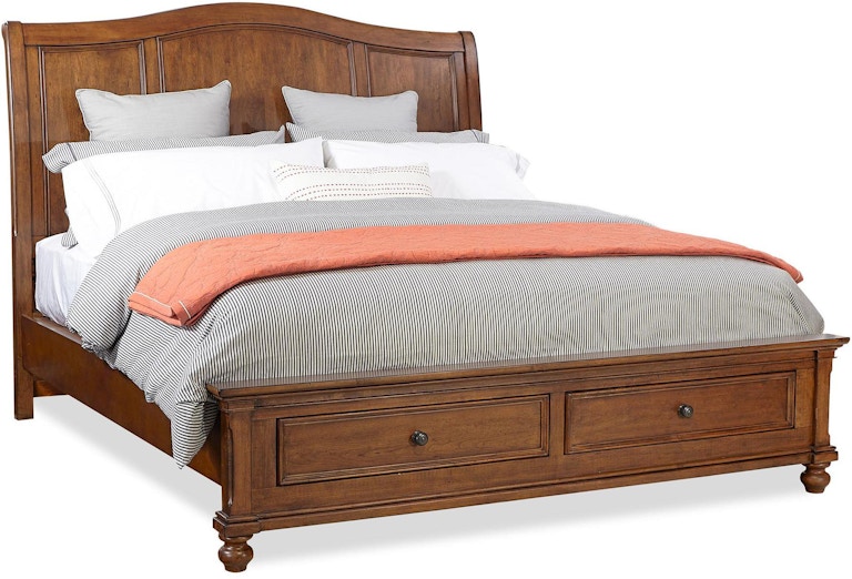 Aspenhome Oxford Queen Sleigh Bed I07-318
