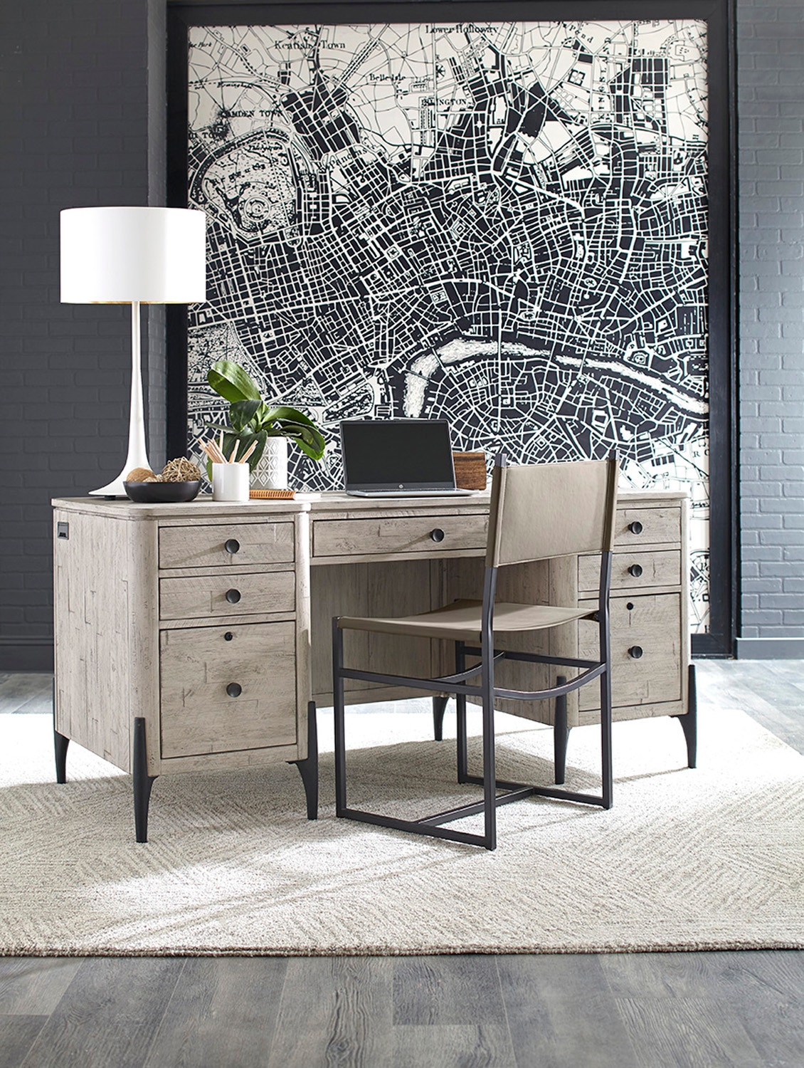 aspenhome Zane 66" Executive Desk I256303 Portland, OR Key Home