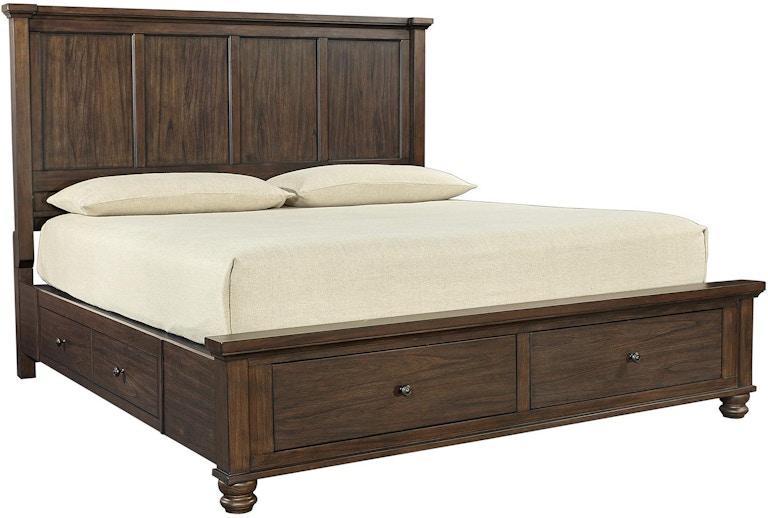 Aspenhome Hudson Valley Queen Panel Side Storage Bed I280-204