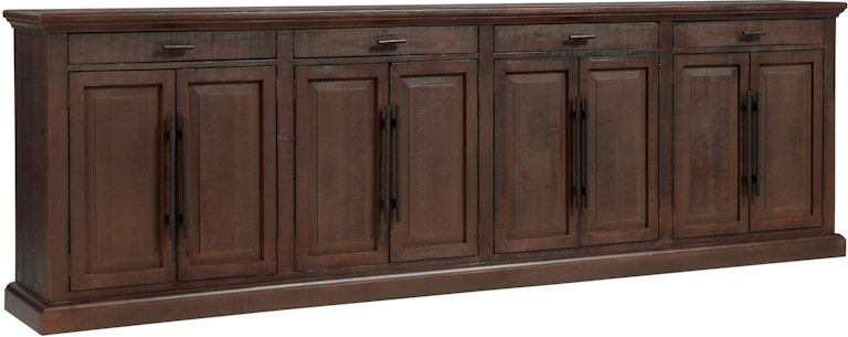 Aspenhome Hermosa 125'' Console with 8 Doors I311-2125-UMB