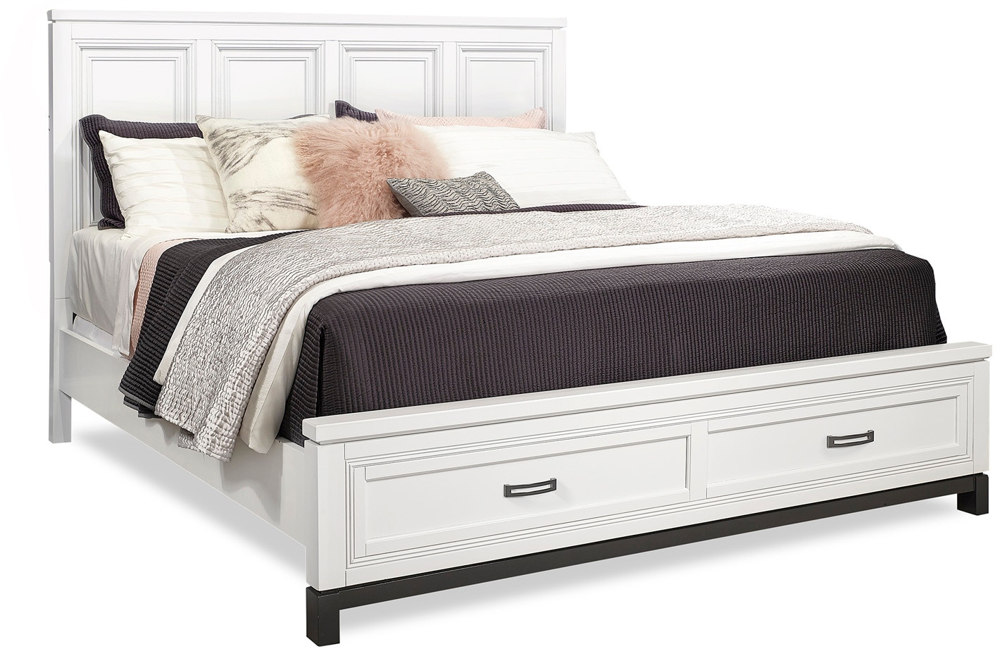 California king bed deals rails