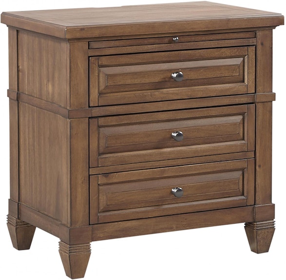 aspenhome Thornton 2 Drawer Nightstand w/AC Outlet I34-450-SNA 165732436