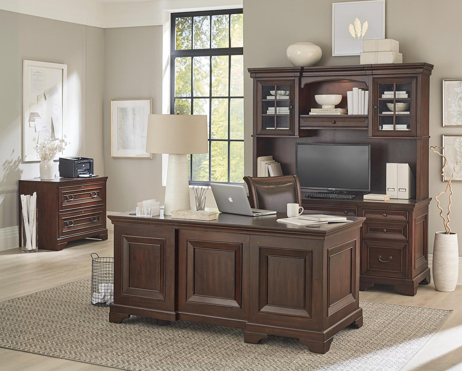 aspenhome Home Office 66 Inch Credenza Desk I40-316 - Woodworks