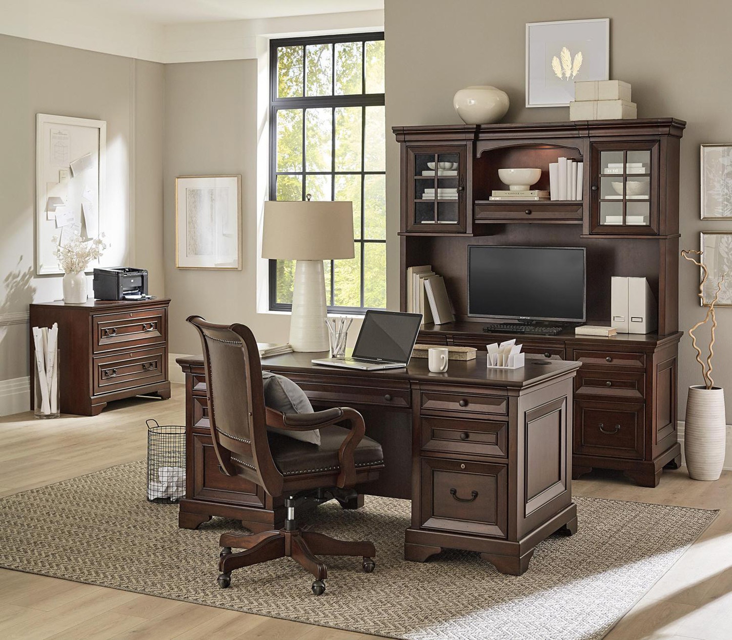 aspenhome Home Office 66 Inch Credenza Desk I40-316 - Woodworks