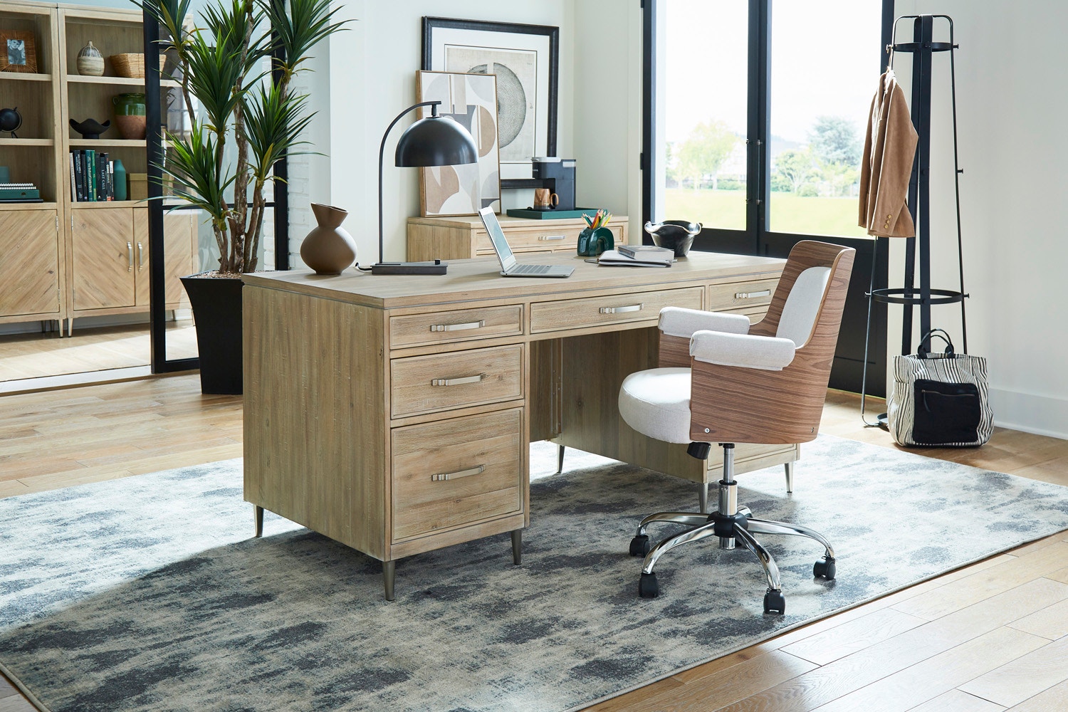 aspenhome Home Office 66 Inch Executive Desk I644-303 - Woodworks