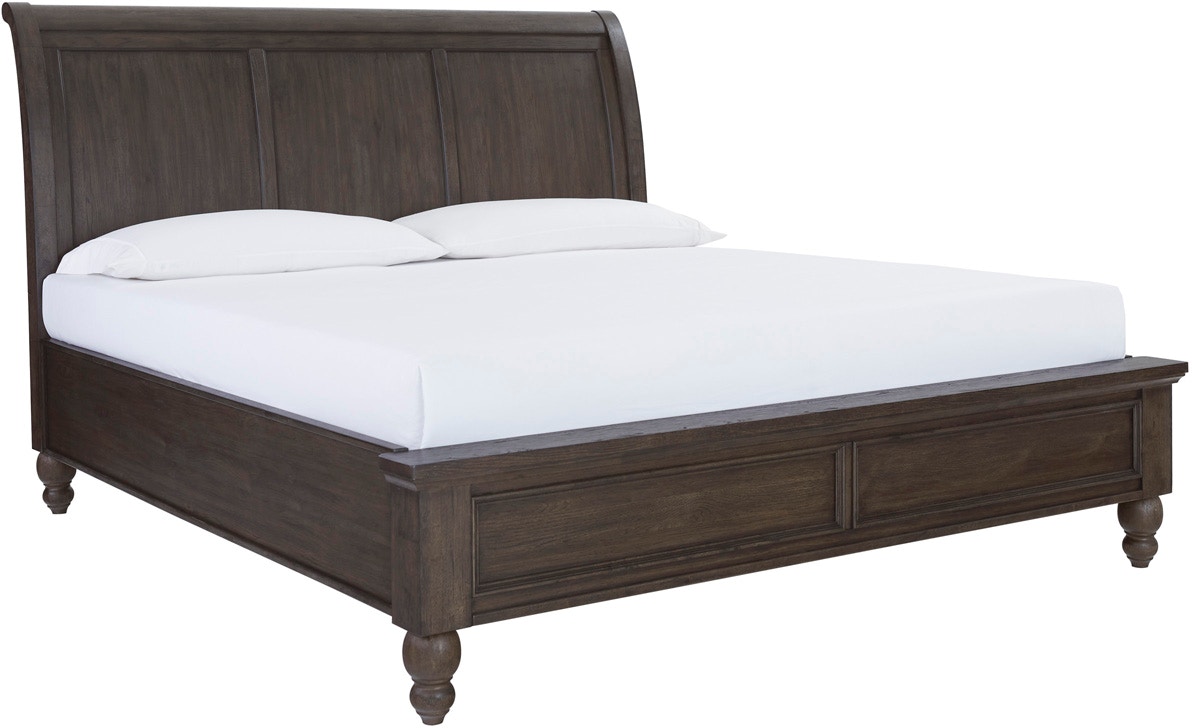 Aspenhome Bedroom Queen Sleigh Bed ICB-49 - Hennen Furniture - St ...