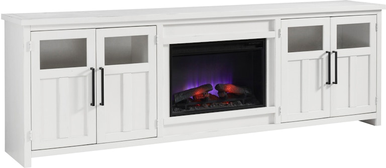 Aspenhome Finnegan 98'' Fireplace Console and Hutch DTT-158