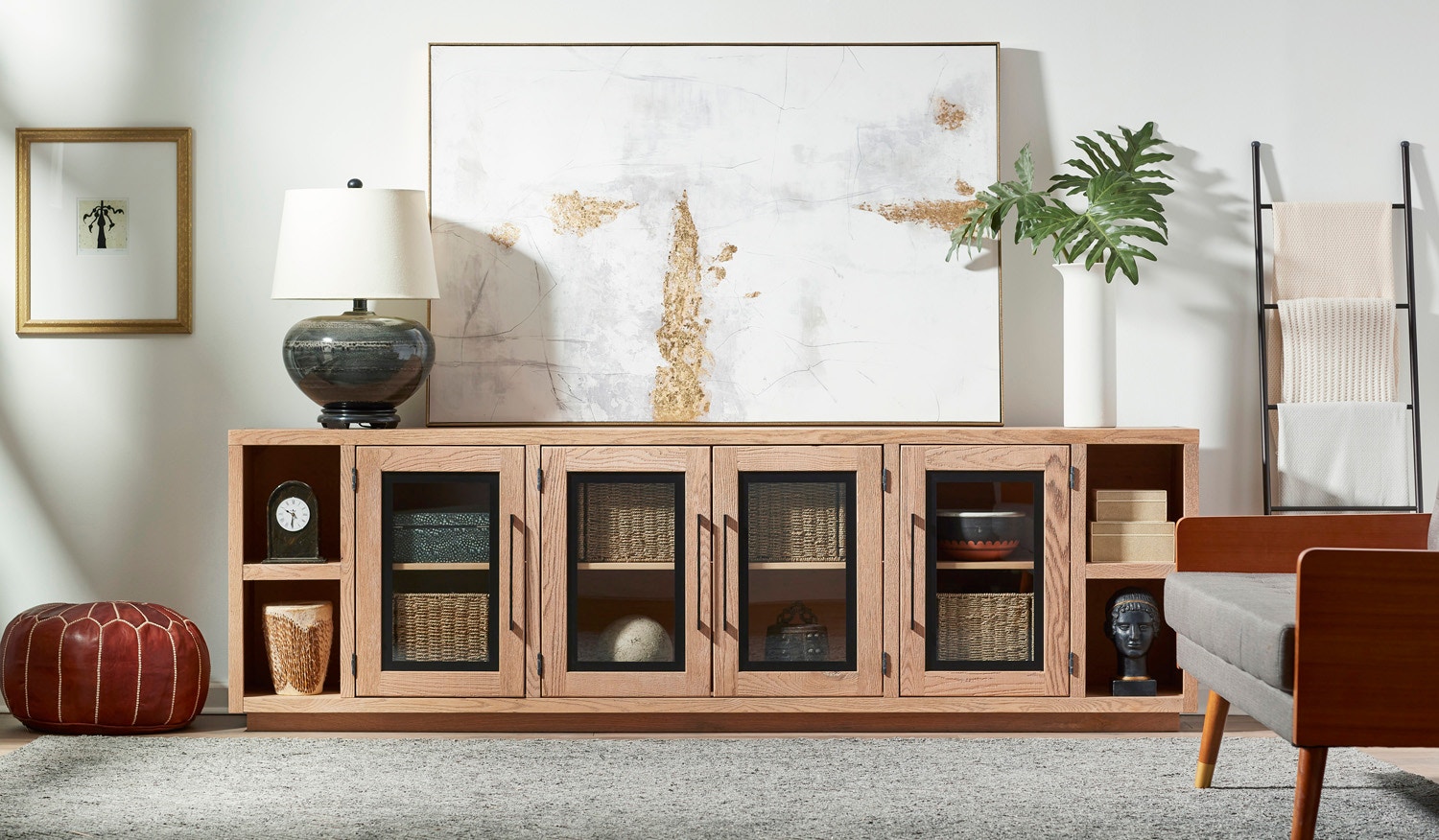 97" Console w/ 4 Doors