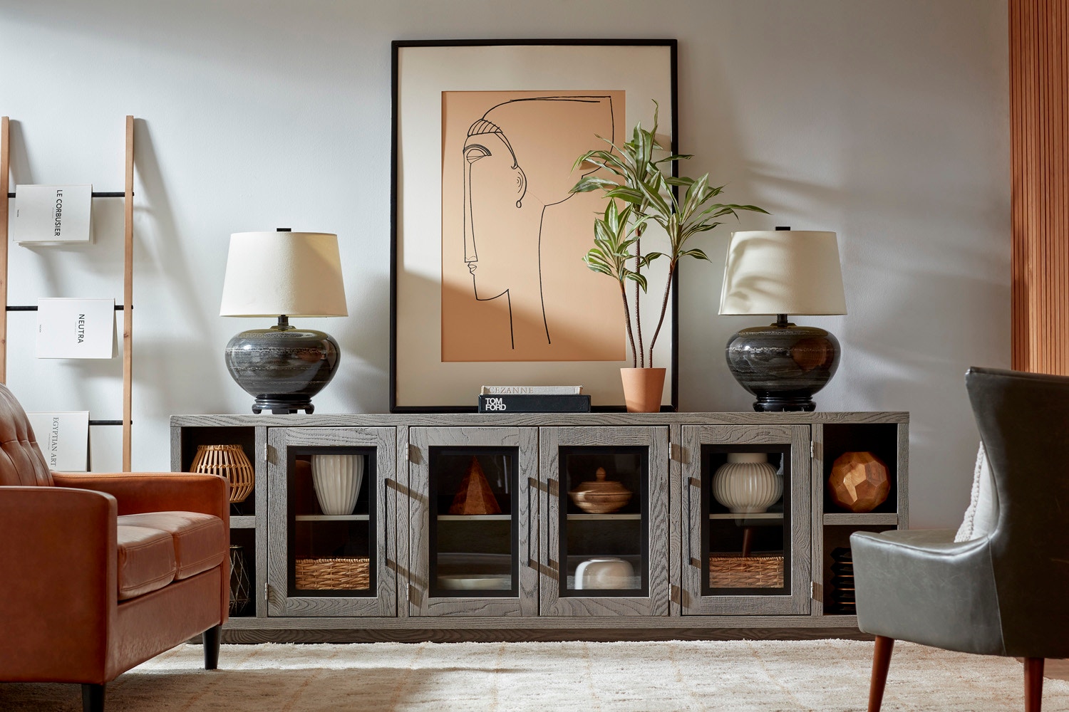 97" Console w/ 4 Doors - Thumbnail 5