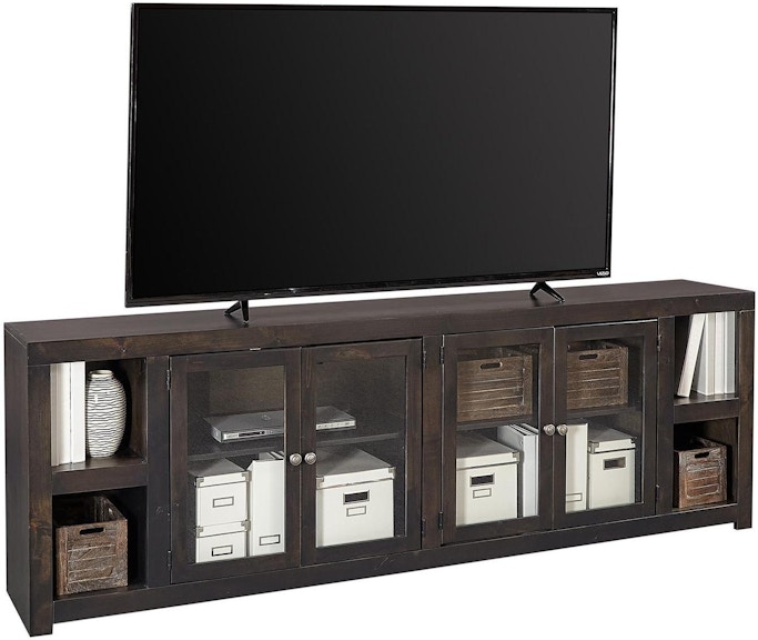 aspenhome 97 Console with 4 Doors WDY1270-LIM at Woodstock Furniture & Mattress Outlet