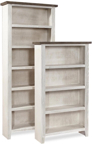 aspenhome Eastport Drifted White 60” Bookcase WME3460-DWT WME3460-DWT