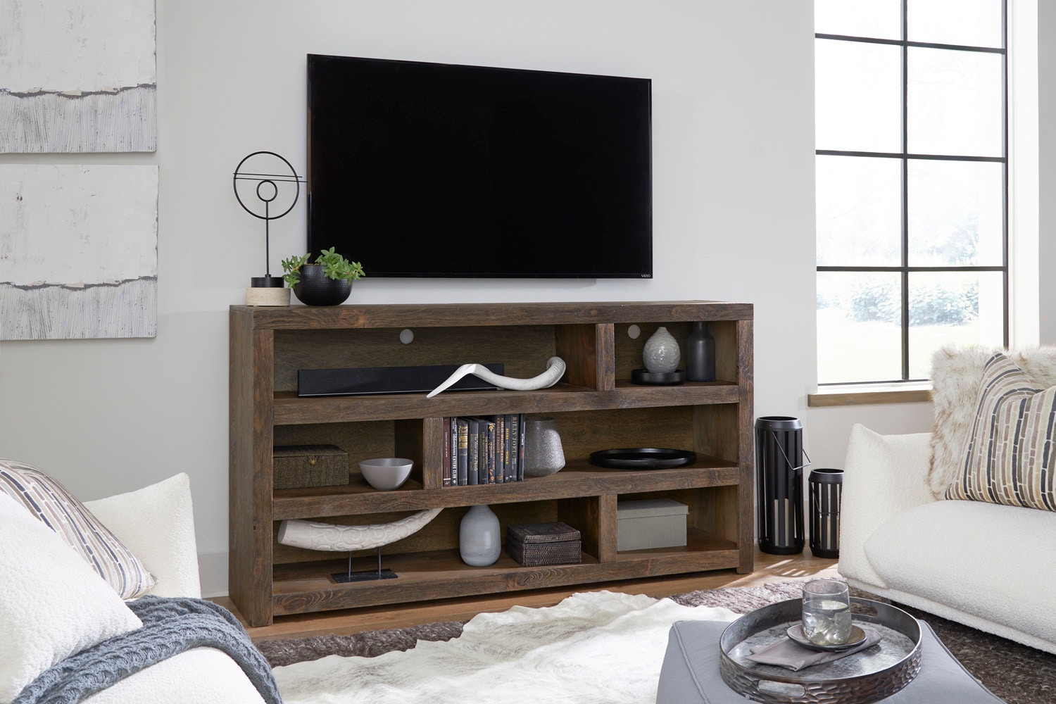 73 Inch Highboy Open Console