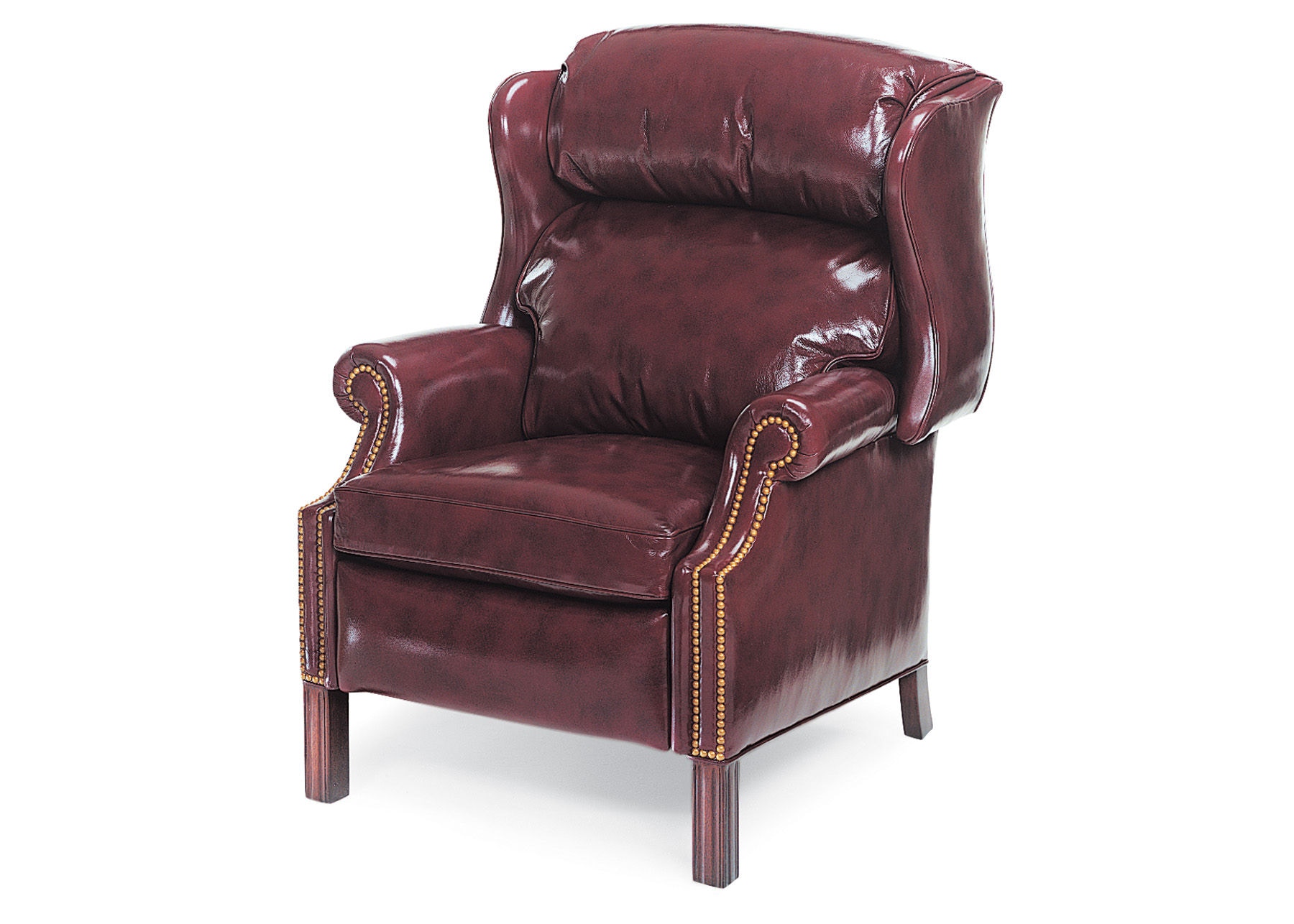 chippendale reclining wing chair