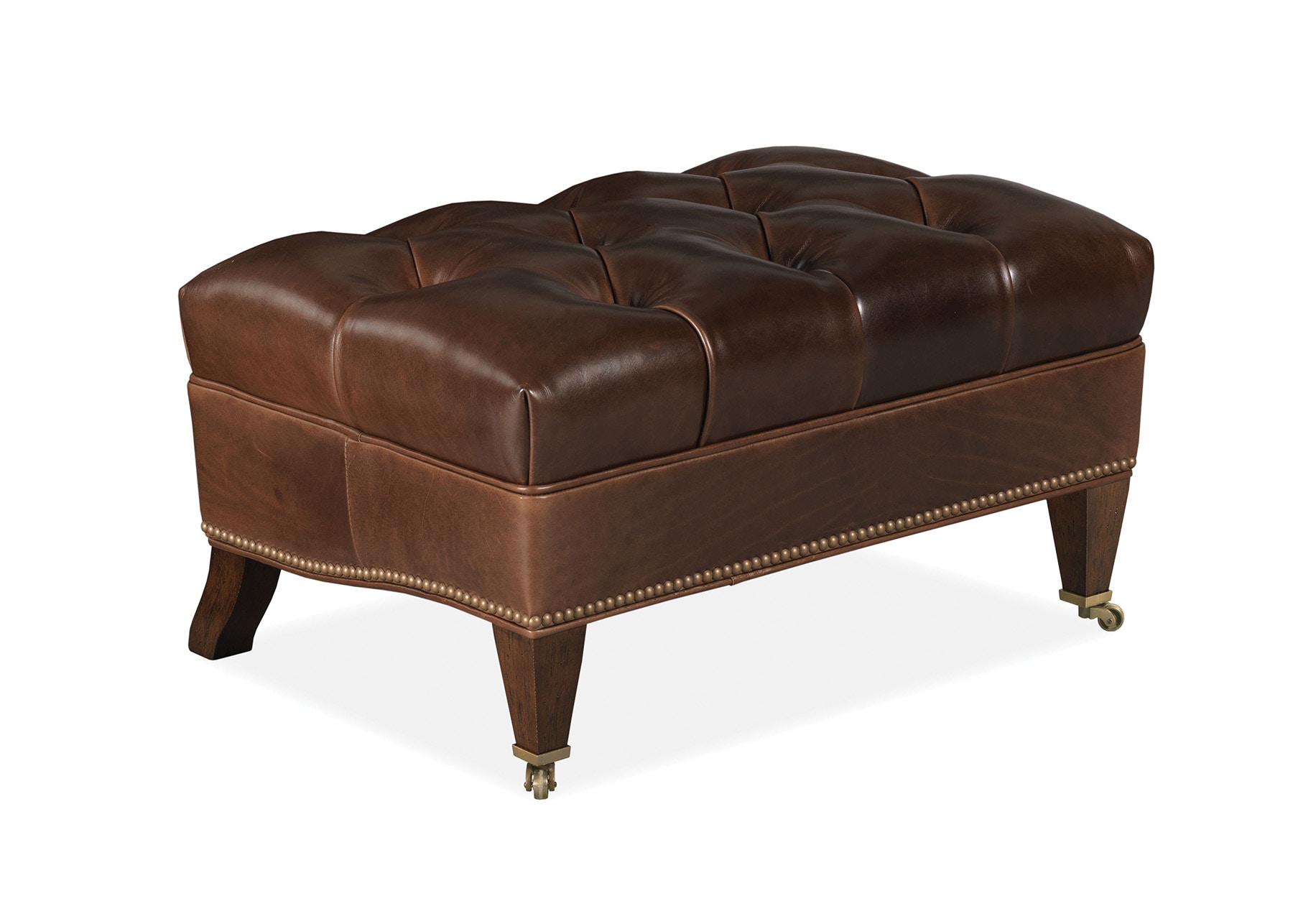 Hancock and Moore Living Room Charles Ottoman 6828-O - Penn