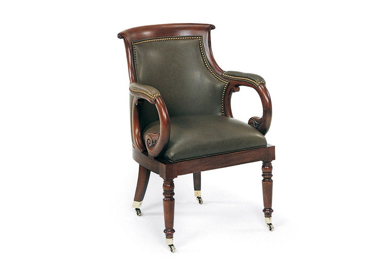 hancock and moore leather club chair