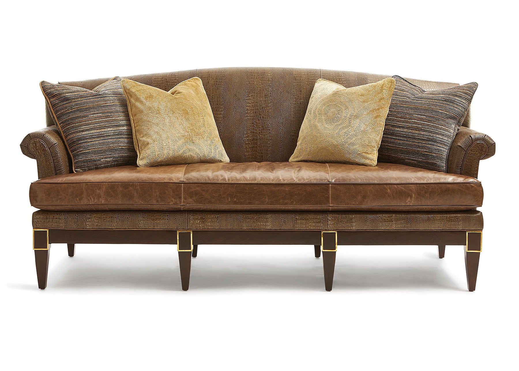 Hancock and Moore Living Room Julia Sofa With Metal Insets CJ6826