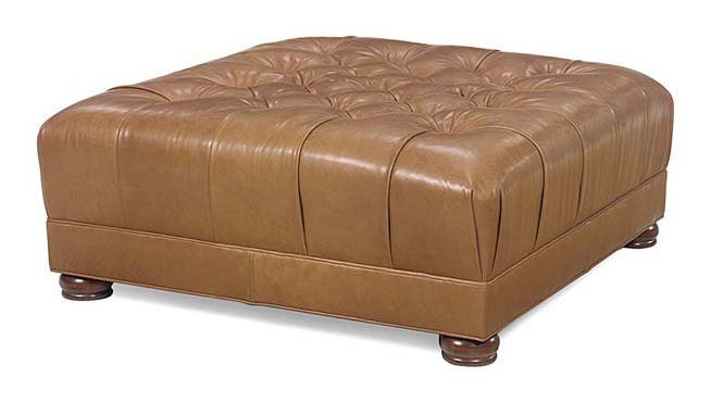 Leathercraft Furniture Living Room Ainsley Tufted Ottoman 1633 Marty