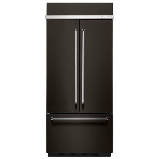Kitchenaid 20 8 Cu Ft French Door Refrigerator Kbfn506ebs