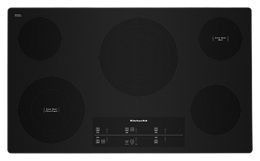 Kitchenaid 36 Electric Cooktop W 5 Elements Kces956hss Sides