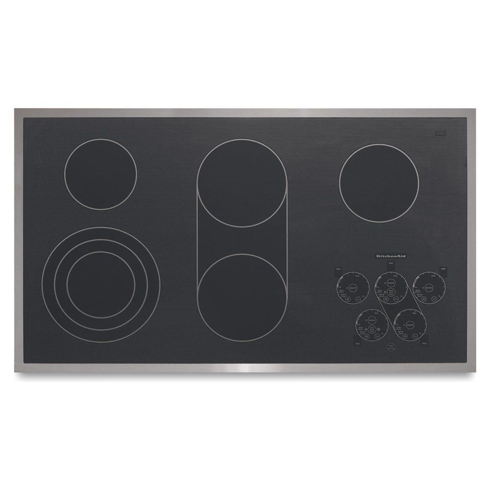 Kitchenaid 36 Inch Electric Cooktop Kecc568rps Daws Home
