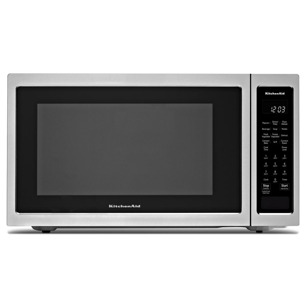 Kitchenaid 21 3 4 Countertop Microwave Oven Kmcs1016gss Sides