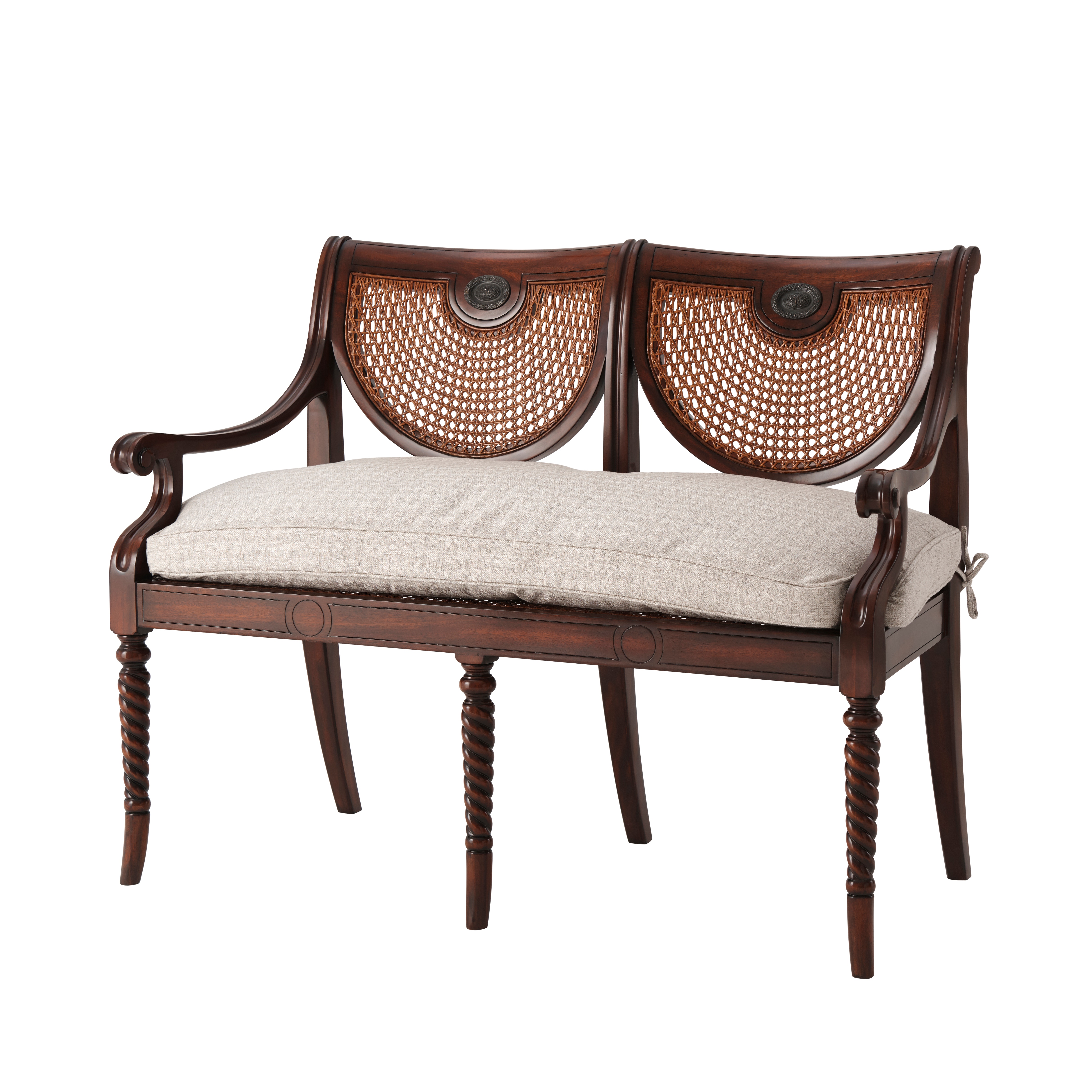 Theodore Alexander Living Room Regency Refinement Settee 4500
