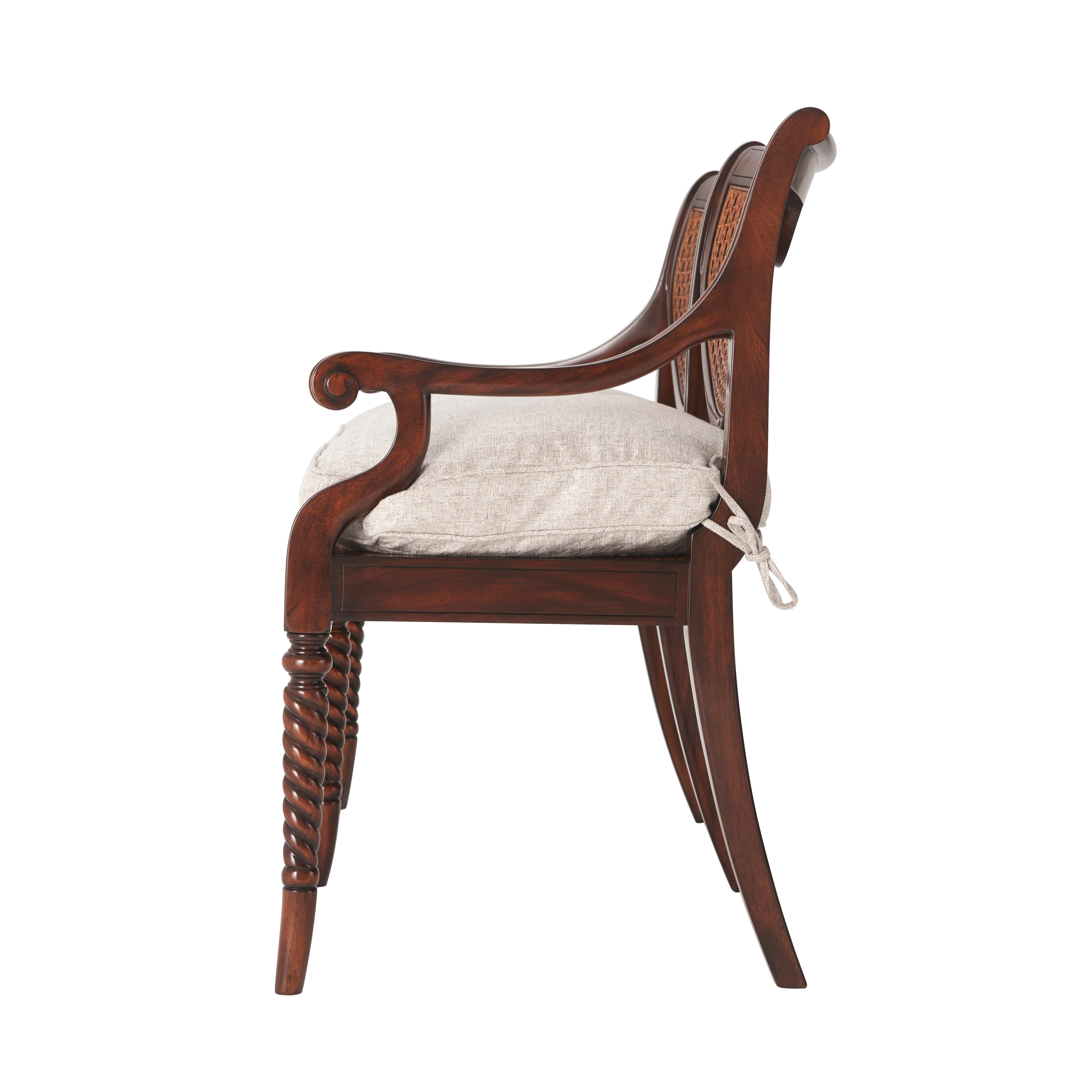 Theodore Alexander Living Room Regency Refinement Settee 4500