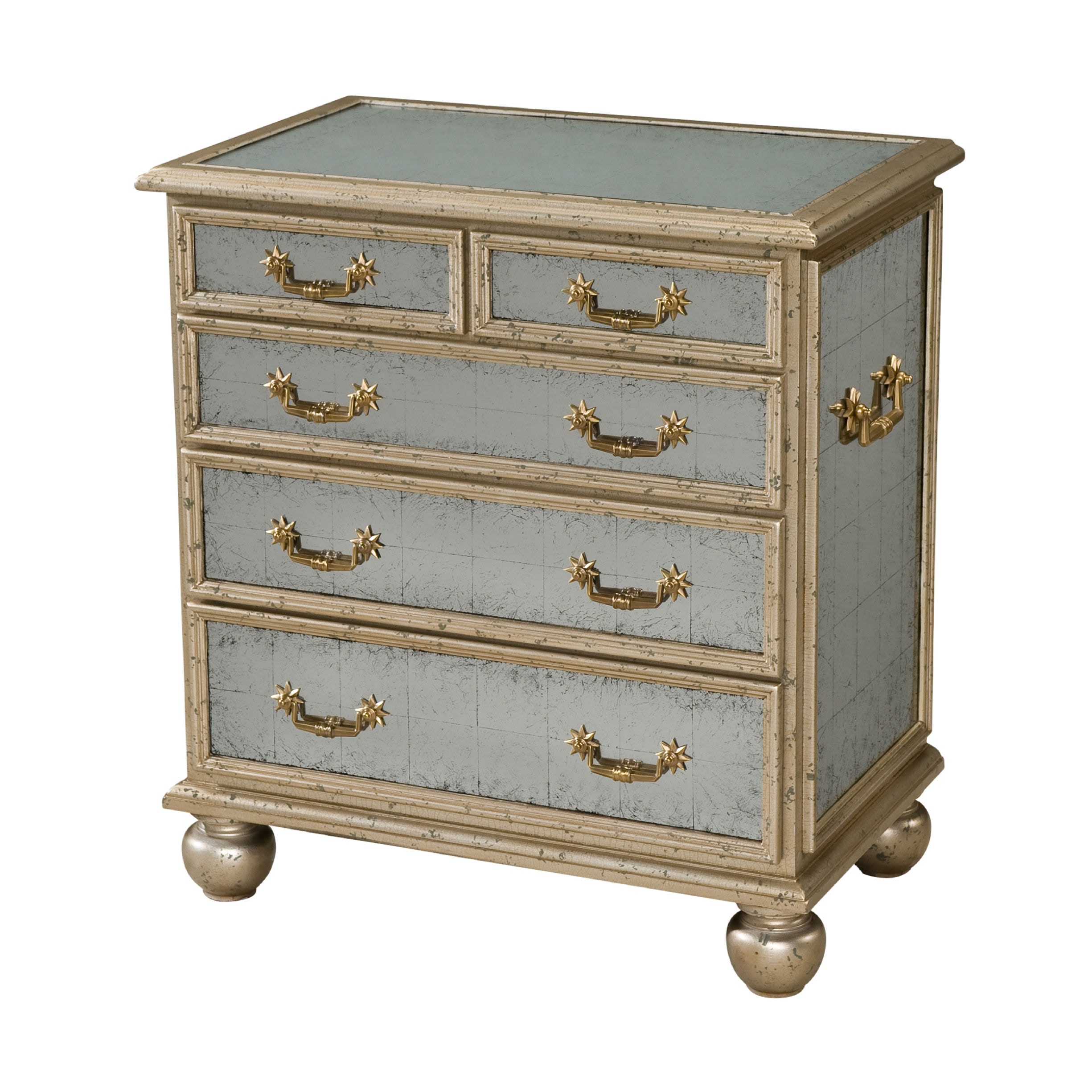 希少★a.depeche アデペシュ ESDER small drawers Theodore Alexander Bedroom Small Starlight Chest 6050-001