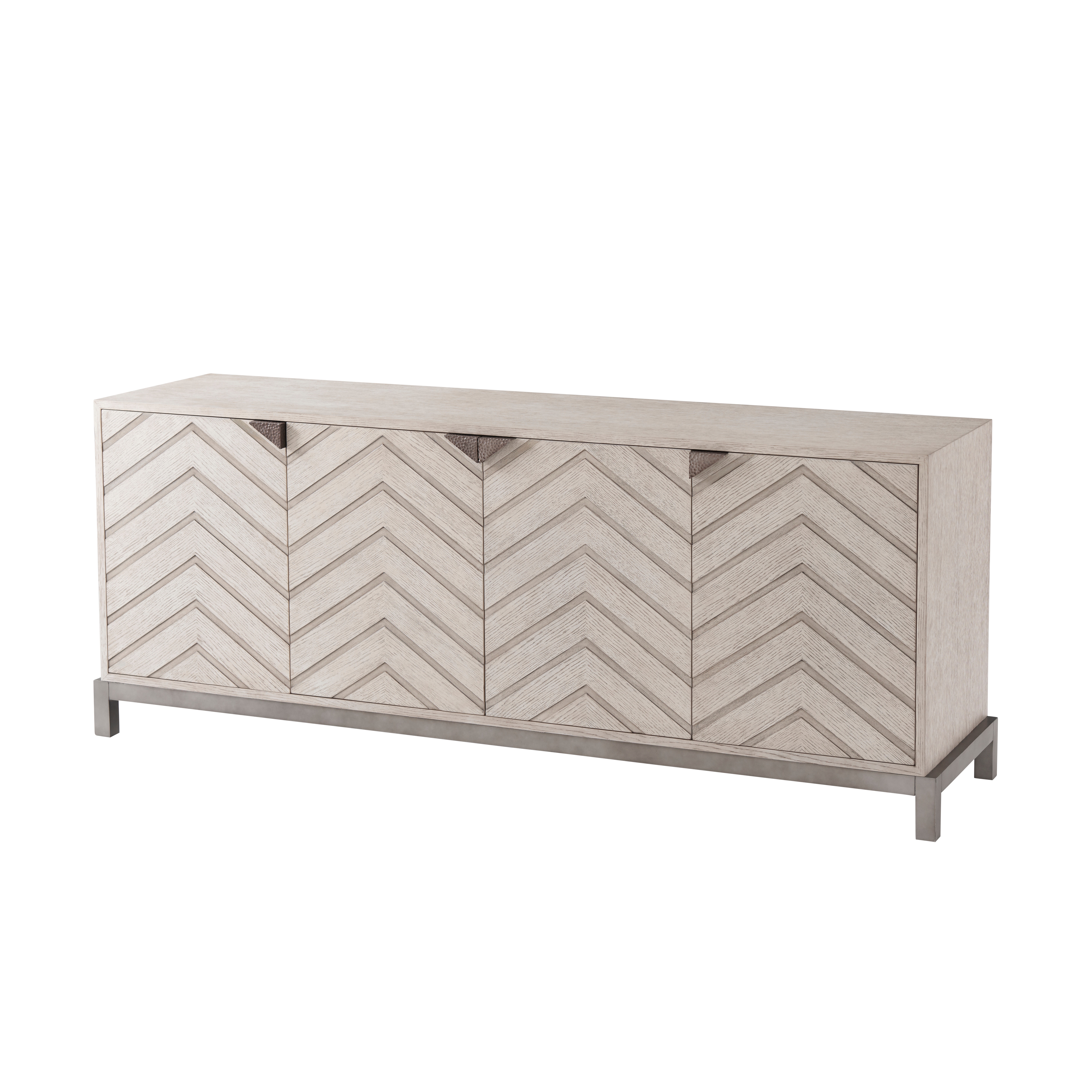 White chevron sideboard online