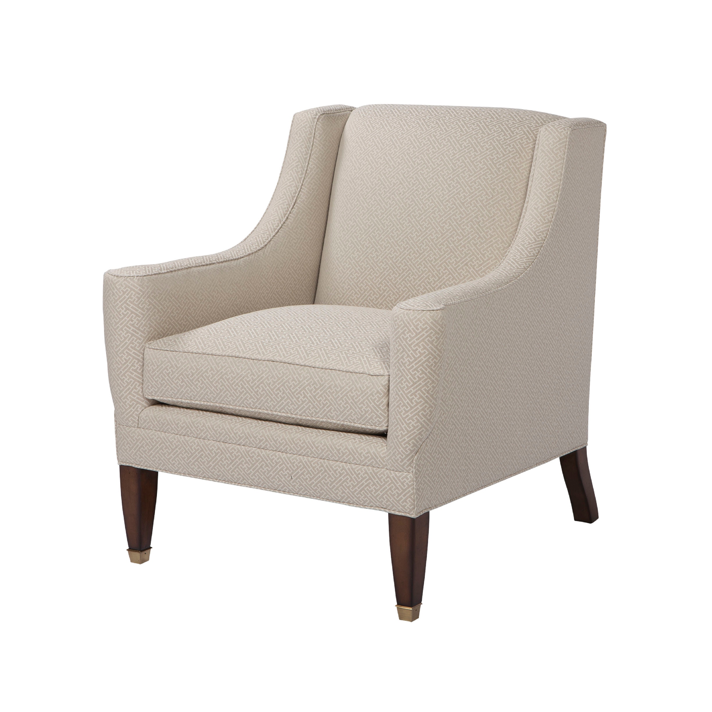 Theodore Alexander Living Room Sybell, Upholstered Chair 8539 Toms