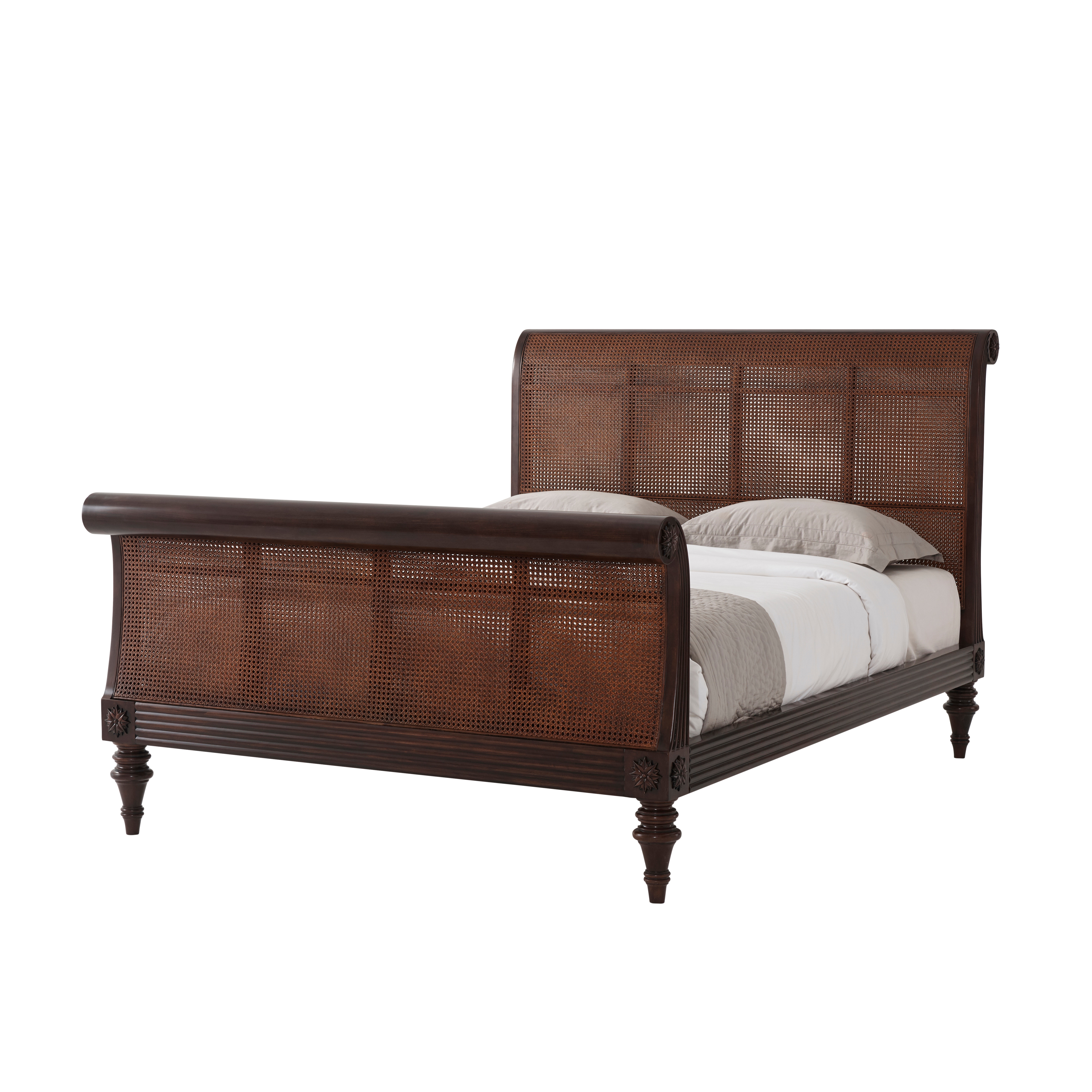 Theodore Alexander Denison Sleigh Us Queen Bed AXH82001.C105