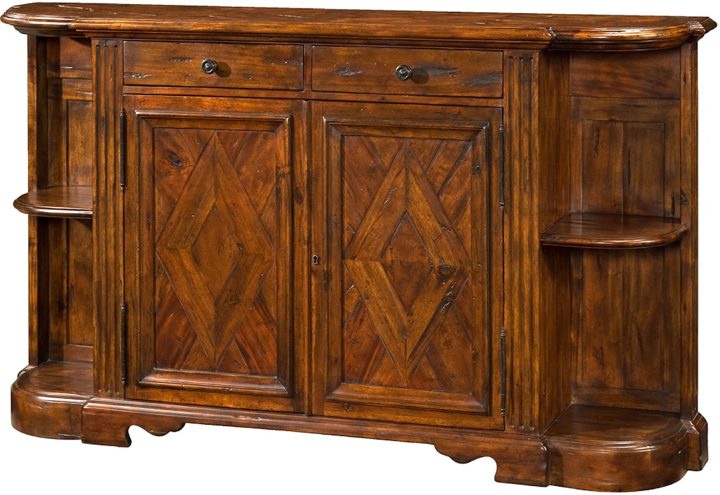 Theodore Alexander Living Room Holly Maze Cabinet Cb61003 West