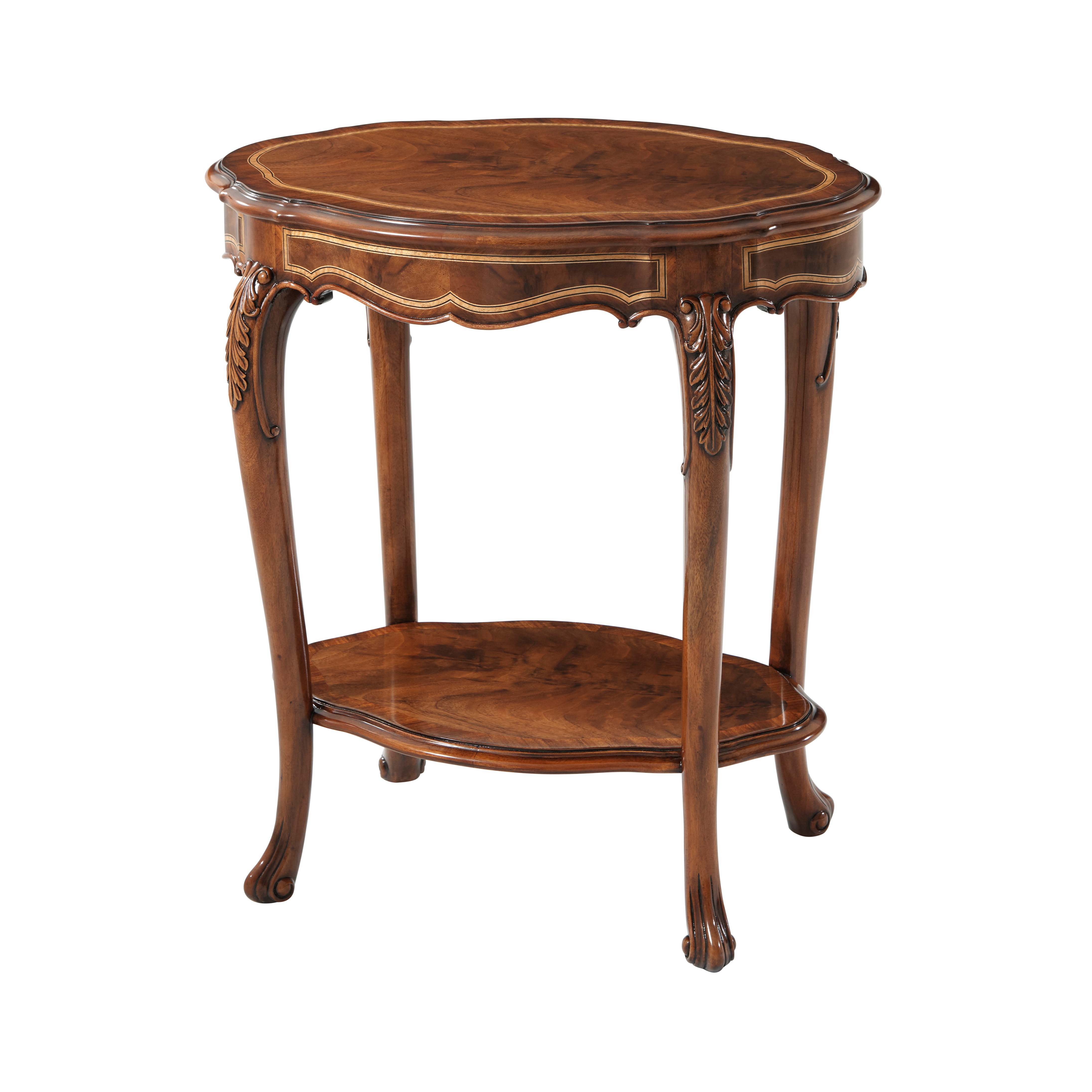 Theodore Alexander Living Room Accent Tables Oval Millard Accent