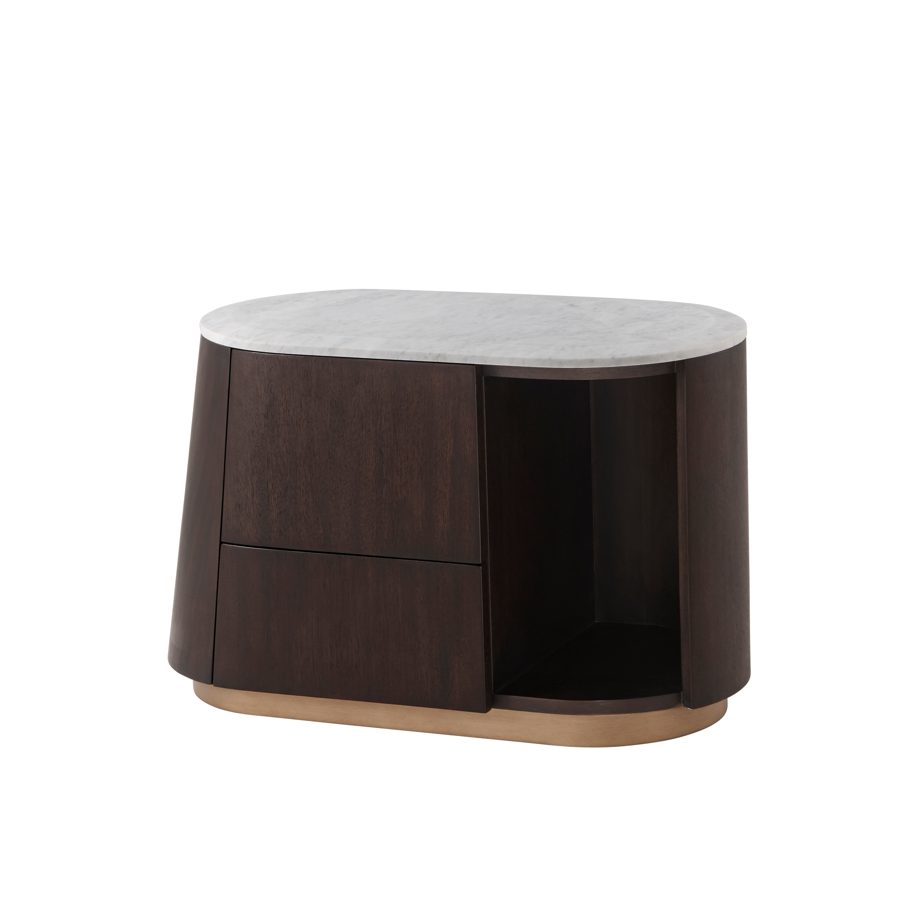 Theodore Alexander Bedroom Oblique Nightstand SLD50031L - Ariana