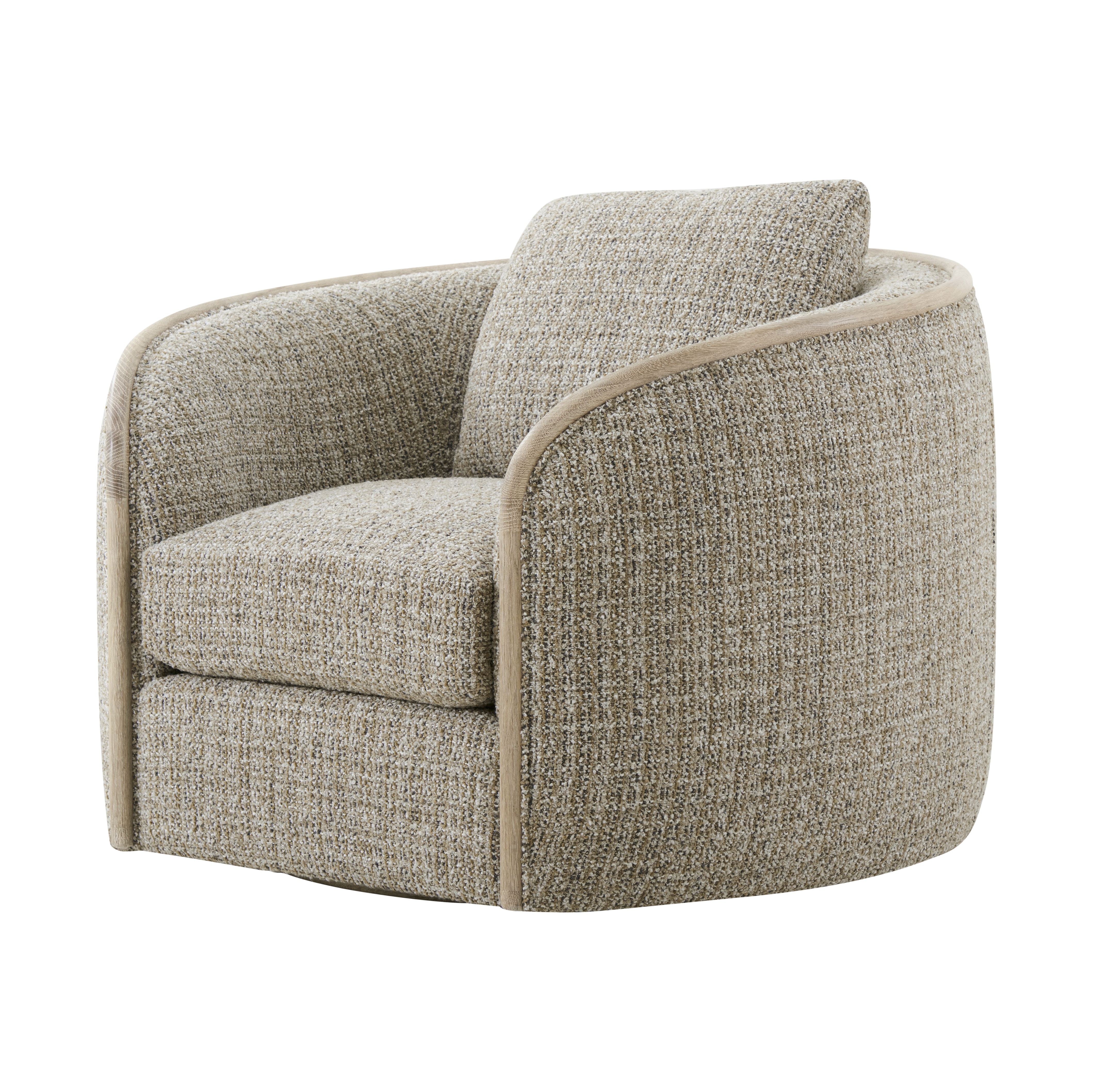 Theodore Alexander Living Room Toulon Swivel Chair TA42117.1DKN