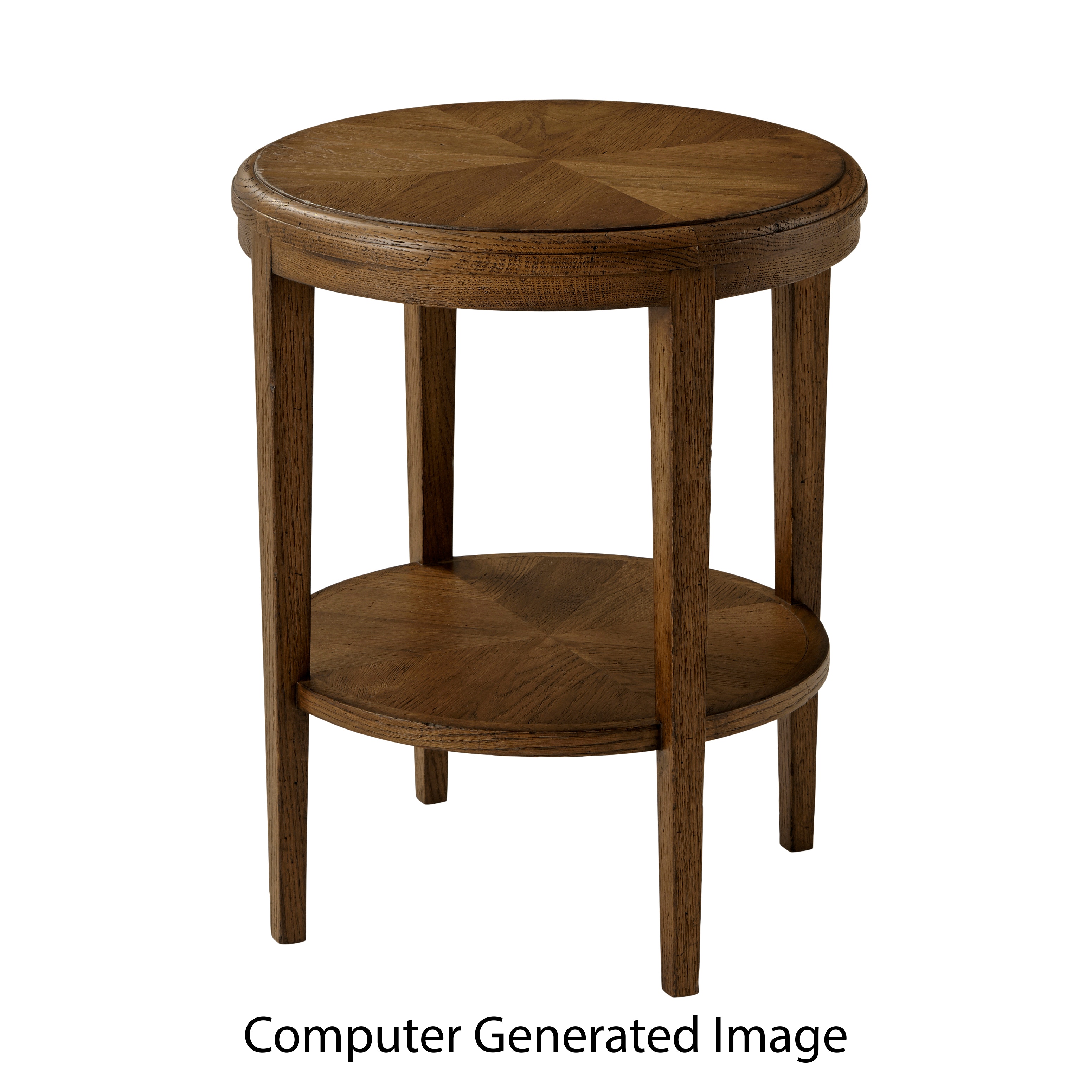 Nova Two Tiered Round Side Table THTAS50083C254