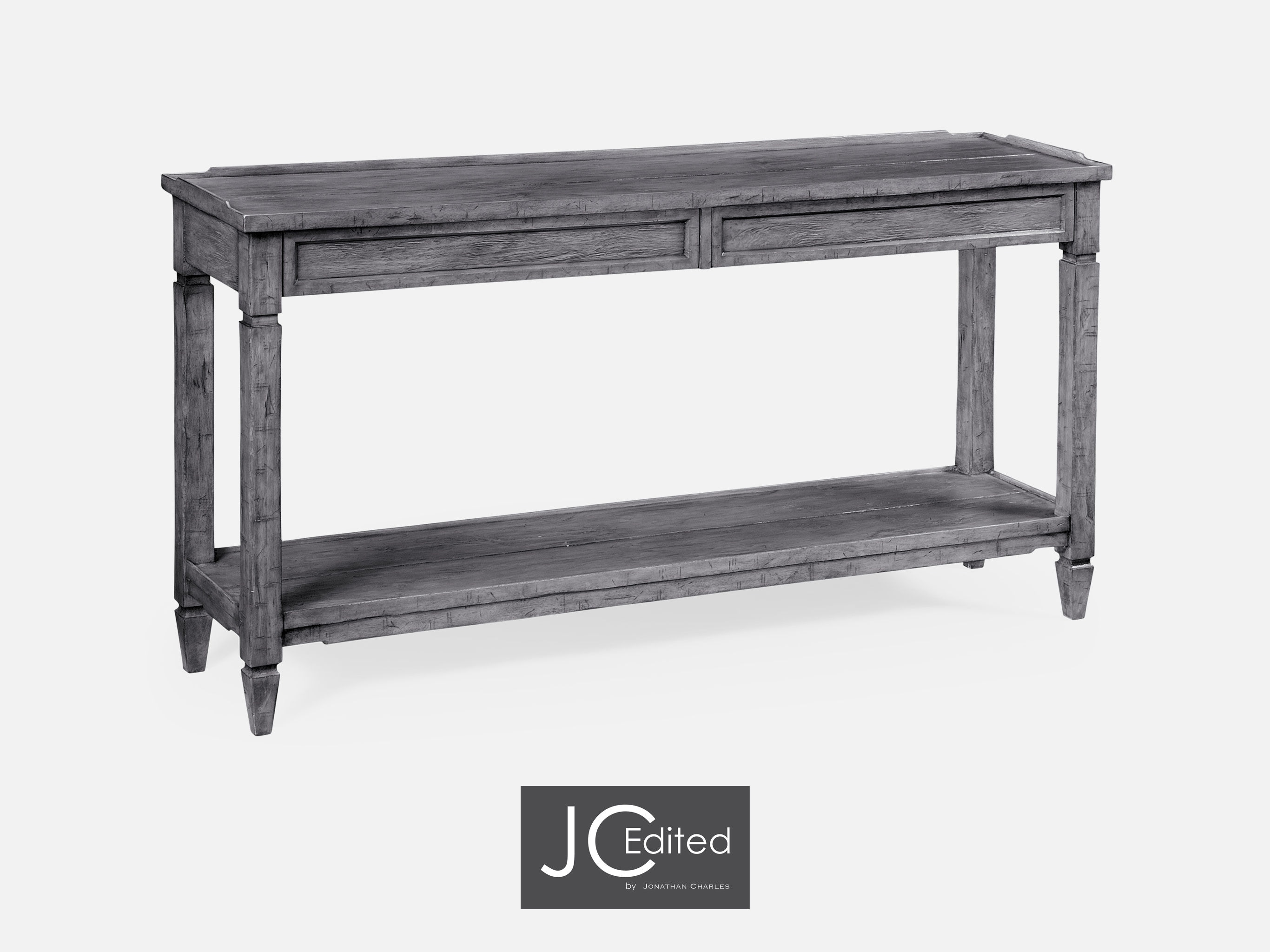 Dark grey console table discount