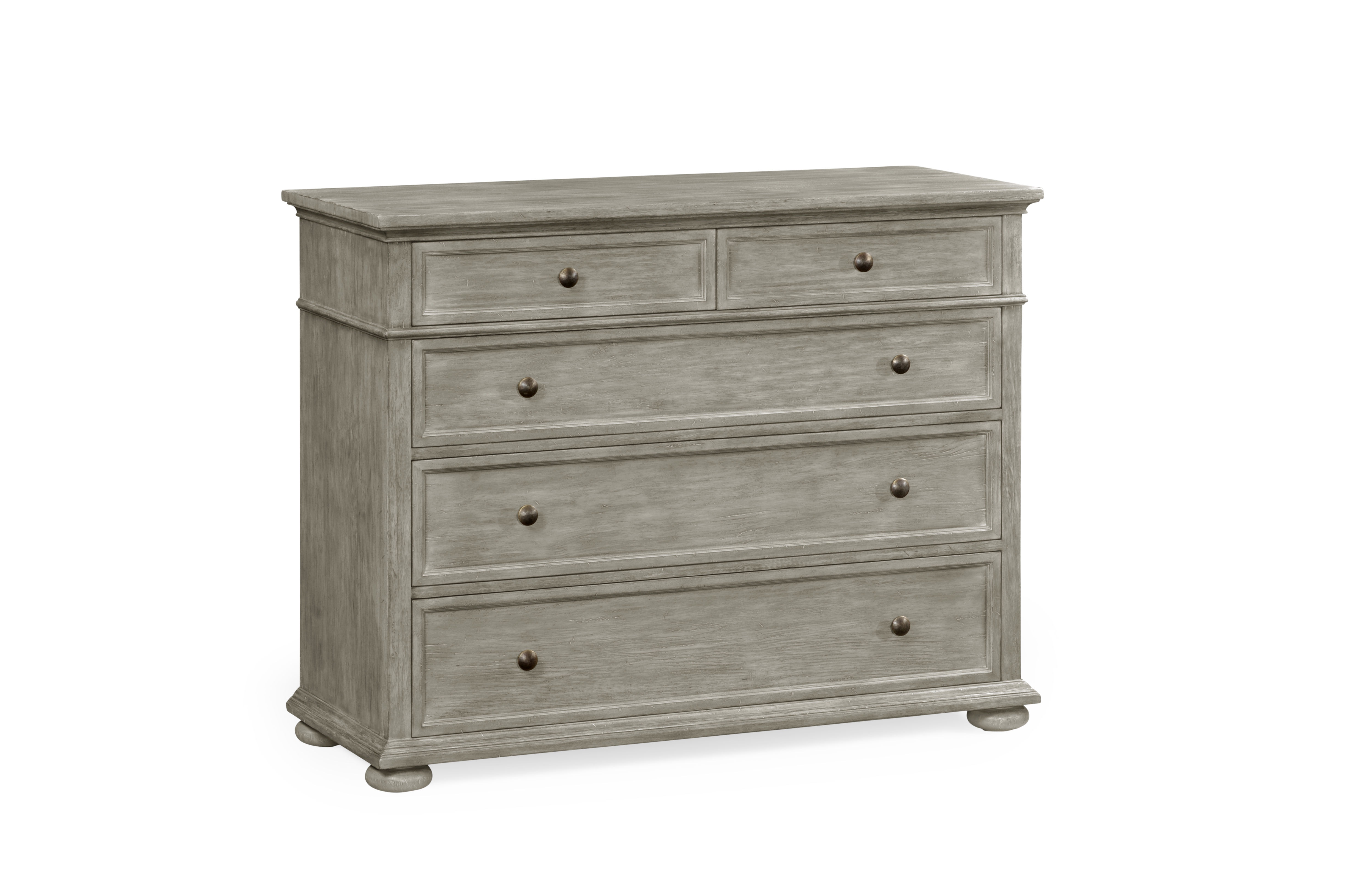Jonathan Charles Bedroom Large Chest Of Drawers In Rustic Grey